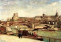El Puente del Carrusel y el Louvre Vincent van Gogh